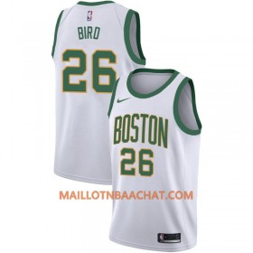 Maillot NBA Boston Celtics Jabari Bird 26 2018-19 Nike City Edition Blanc Swingman - Homme